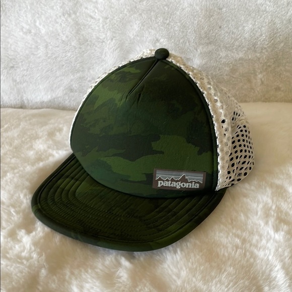 Patagonia Other - Patagonia Green Camo Trucker Hat